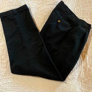 Men’s, Puritan black cuffed pants.